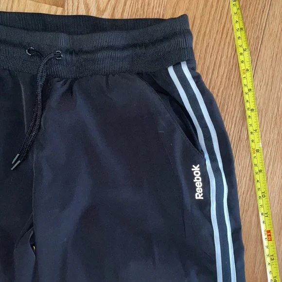 Black Joggers 💖Bundle It!💖 with White Stripe Reebok - Picture 4 of 7